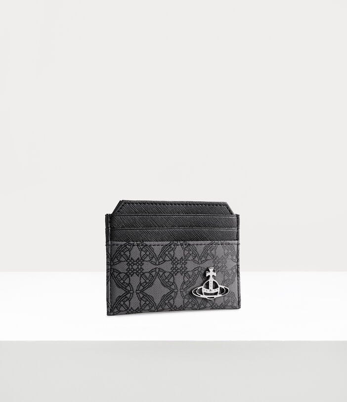 Vivienne Westwood RE-JACQUARD ORBORAMA SLIM CARD HOLDER